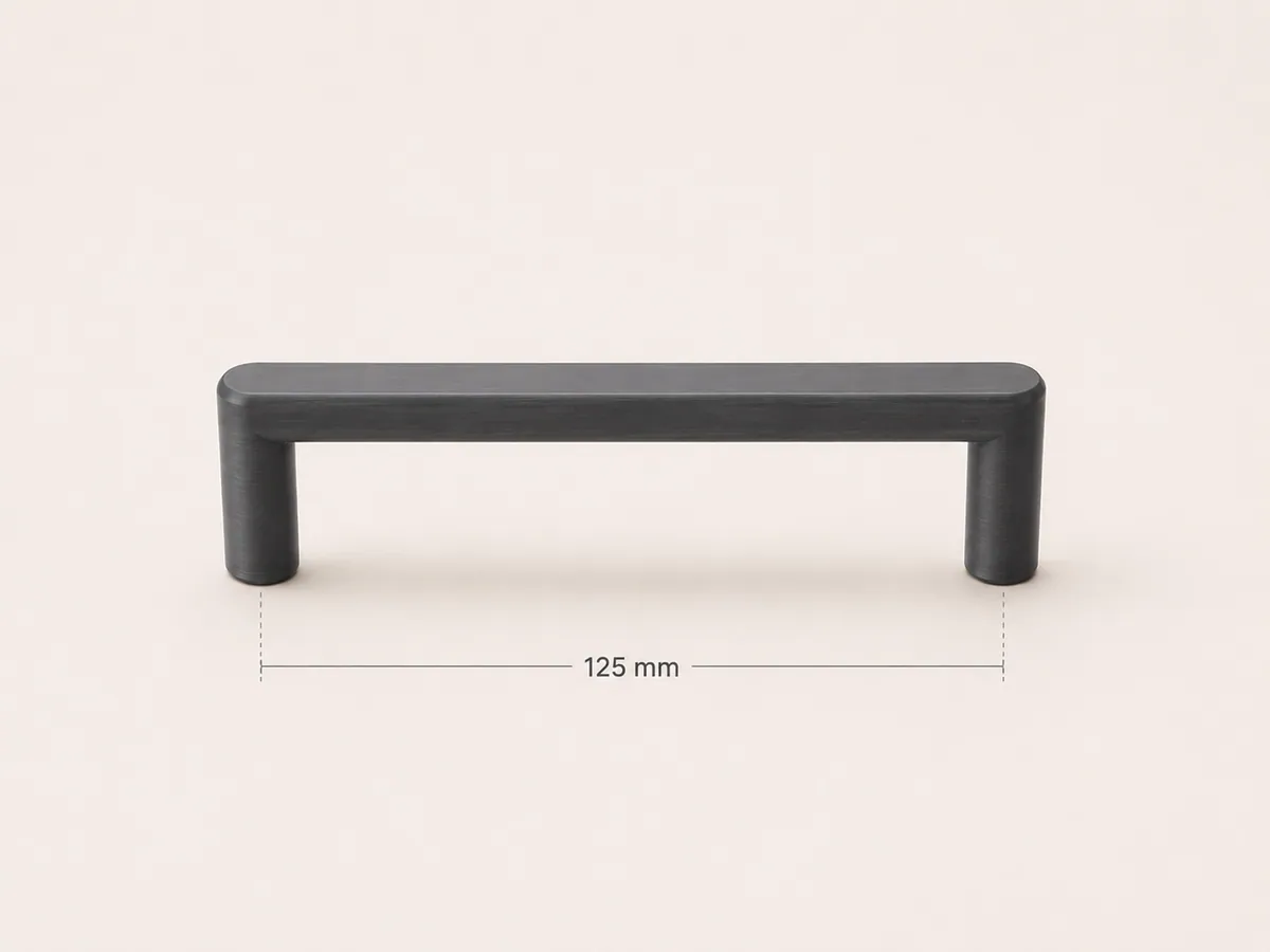 Modern Minimal Dolap Kulpu - 125 mm