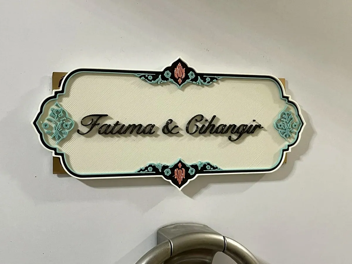 Kişiye Özel Kapı İsimliği