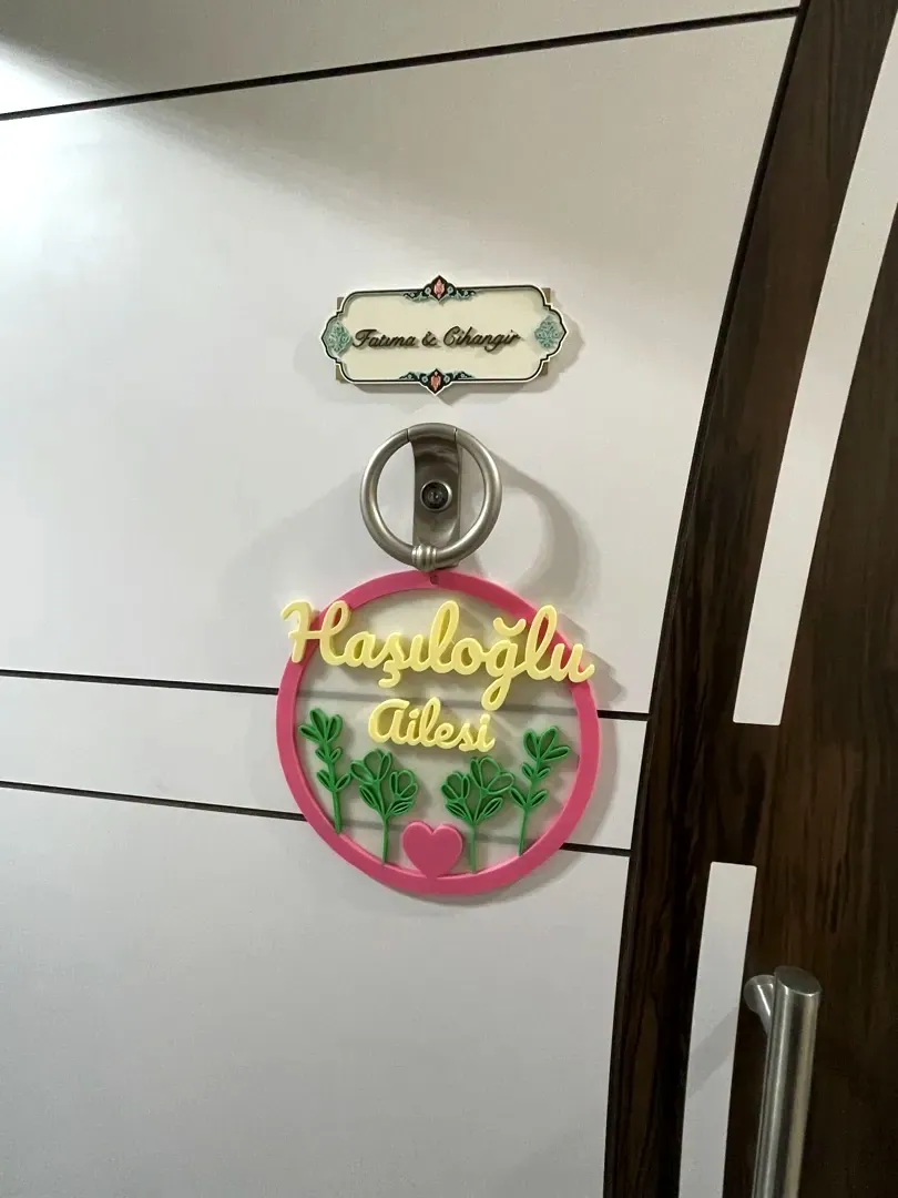 Kişiye Özel Kapı İsimliği