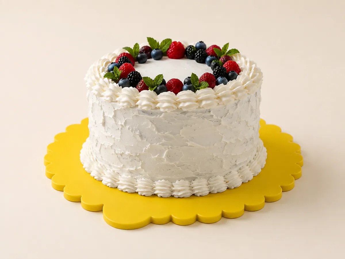 Dalgalı Kenarlı Pasta Altlığı - 16, 20 ve 25 cm