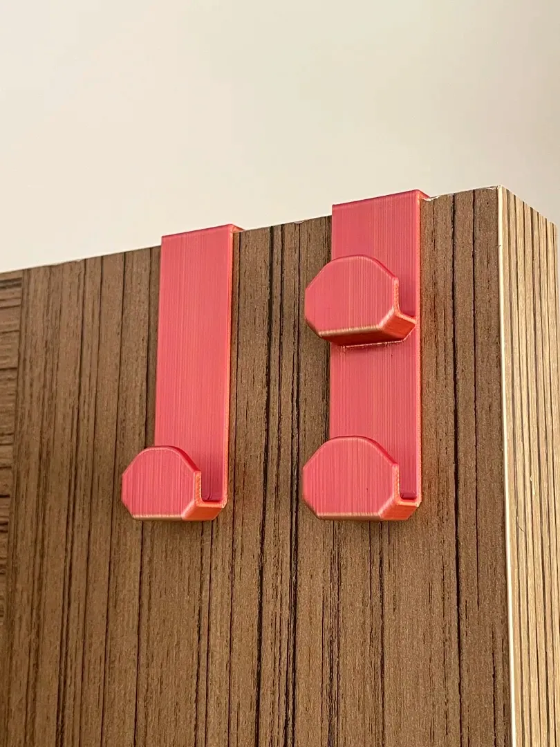 Kapı Üstü Askı - Tekli veya Çiftli Kanca, 43 mm