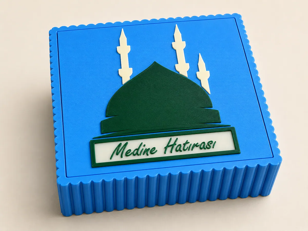 Medine Hatırası Hediye Kutusu - 4 Bölmeli