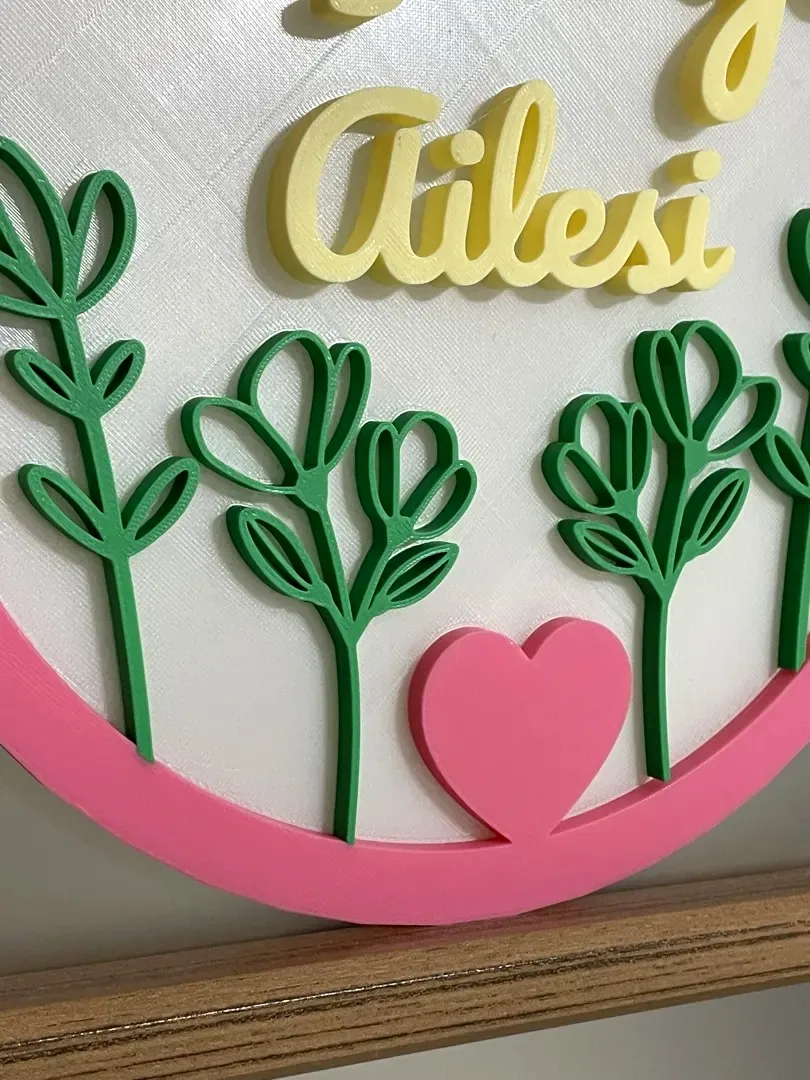 Kişiye Özel Kapı Süsü - Hoş Geldiniz Tabelası