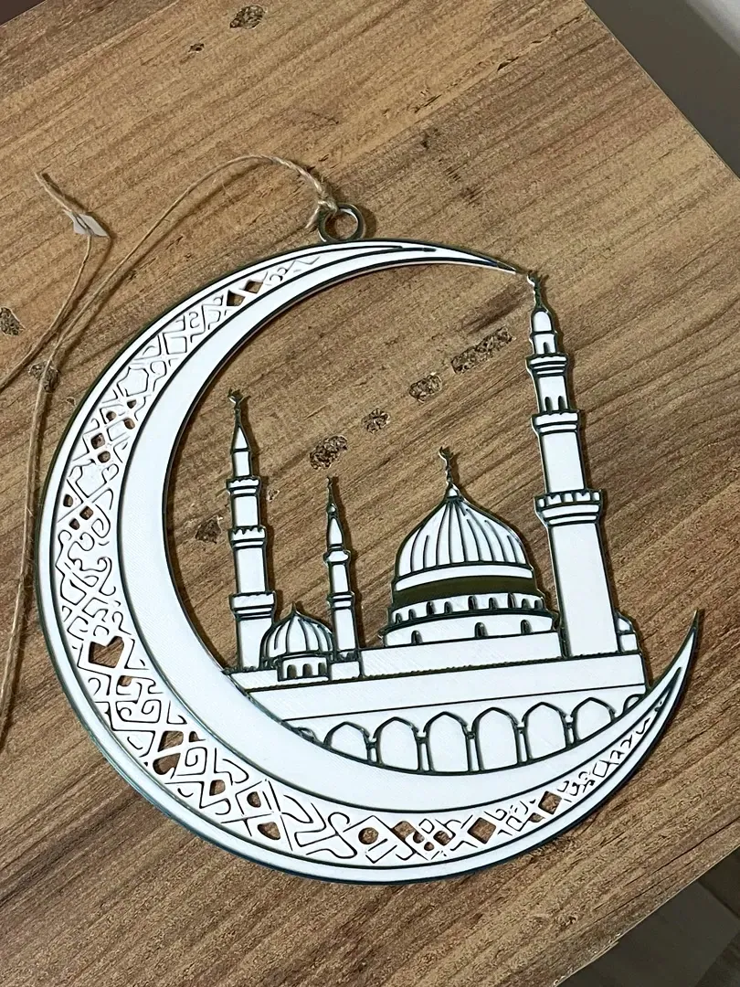 Hilal ve Mescid-i Nebevi Duvar Süsü – 3 Boy