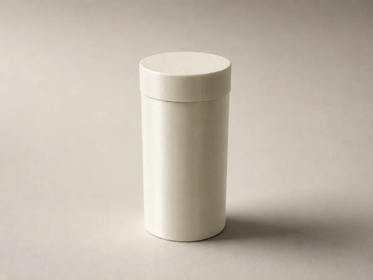 Kapaklı Uzun Saklama Kabı – 50 × 97 mm