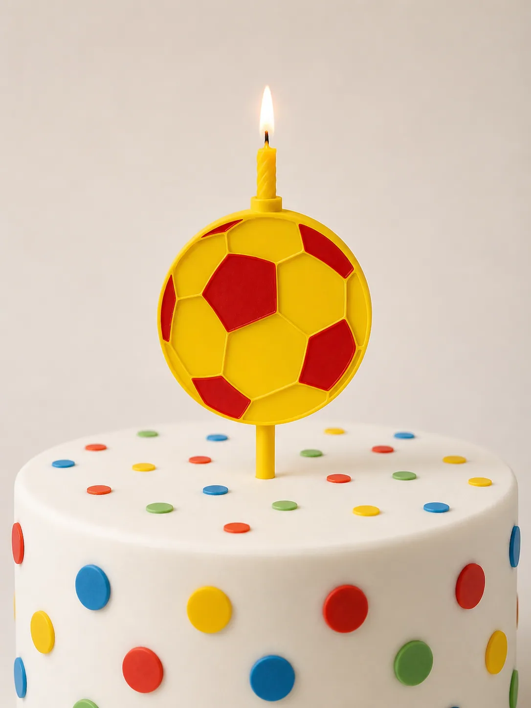 Futbol Topu Mum Tutucu – Pasta Süsü