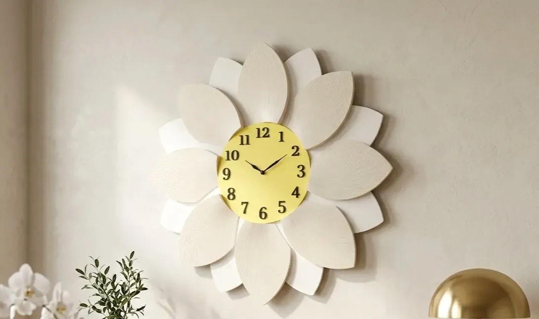 Papatya Duvar Saati – 65 cm