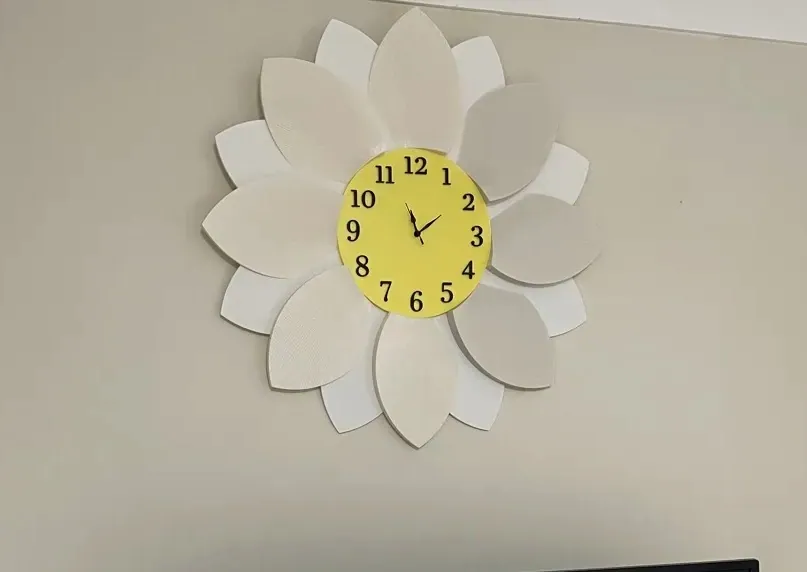 Papatya Duvar Saati – 65 cm