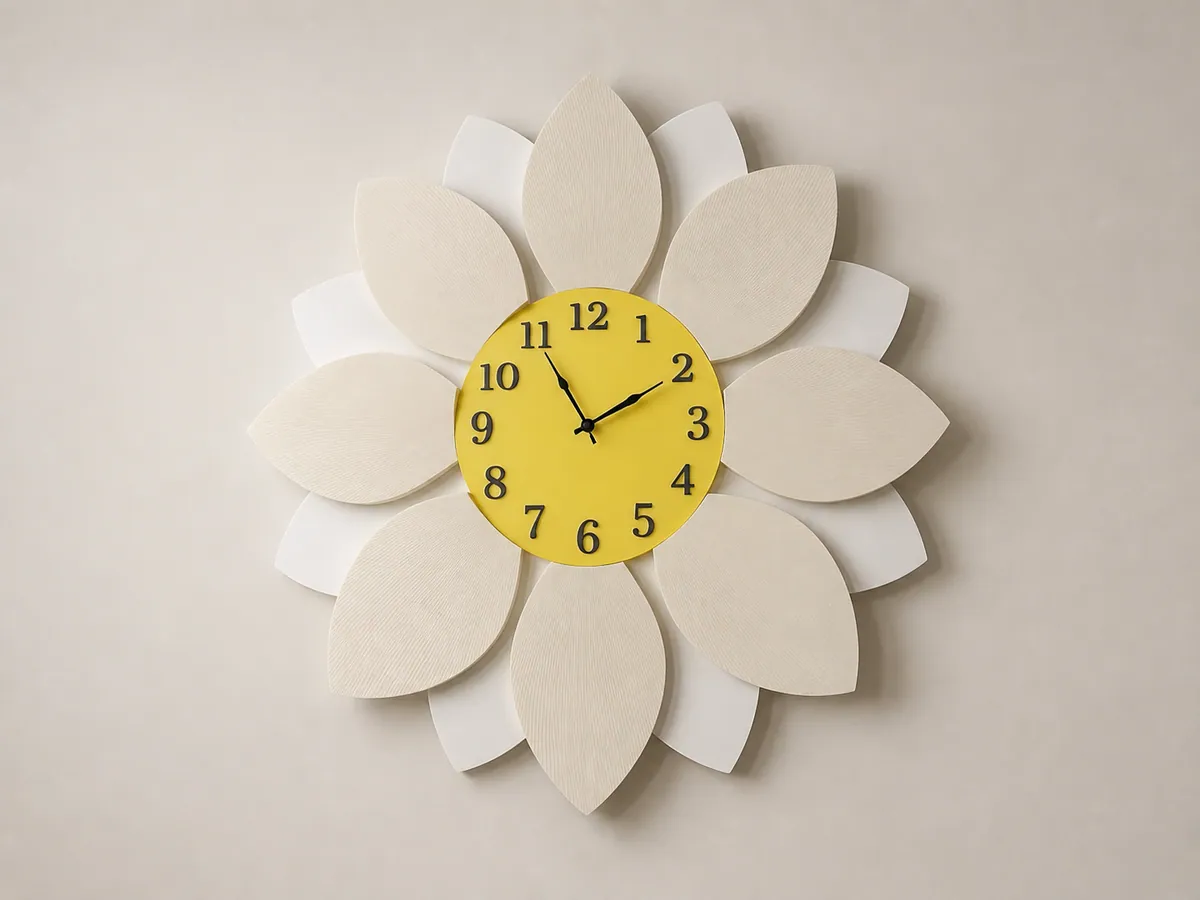 Papatya Duvar Saati – 65 cm