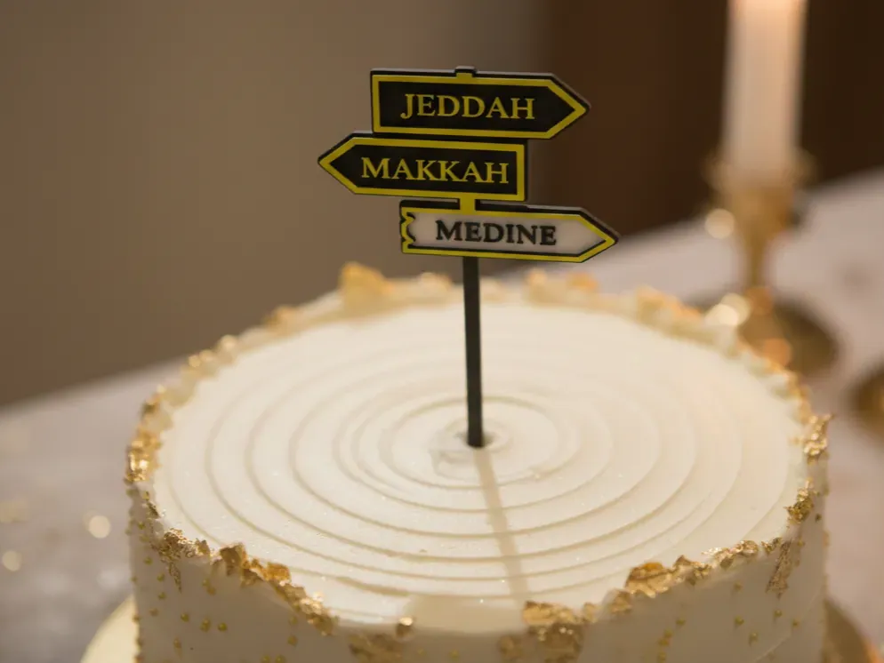 Cidde, Mekke, Medine Yön Pasta Süsü