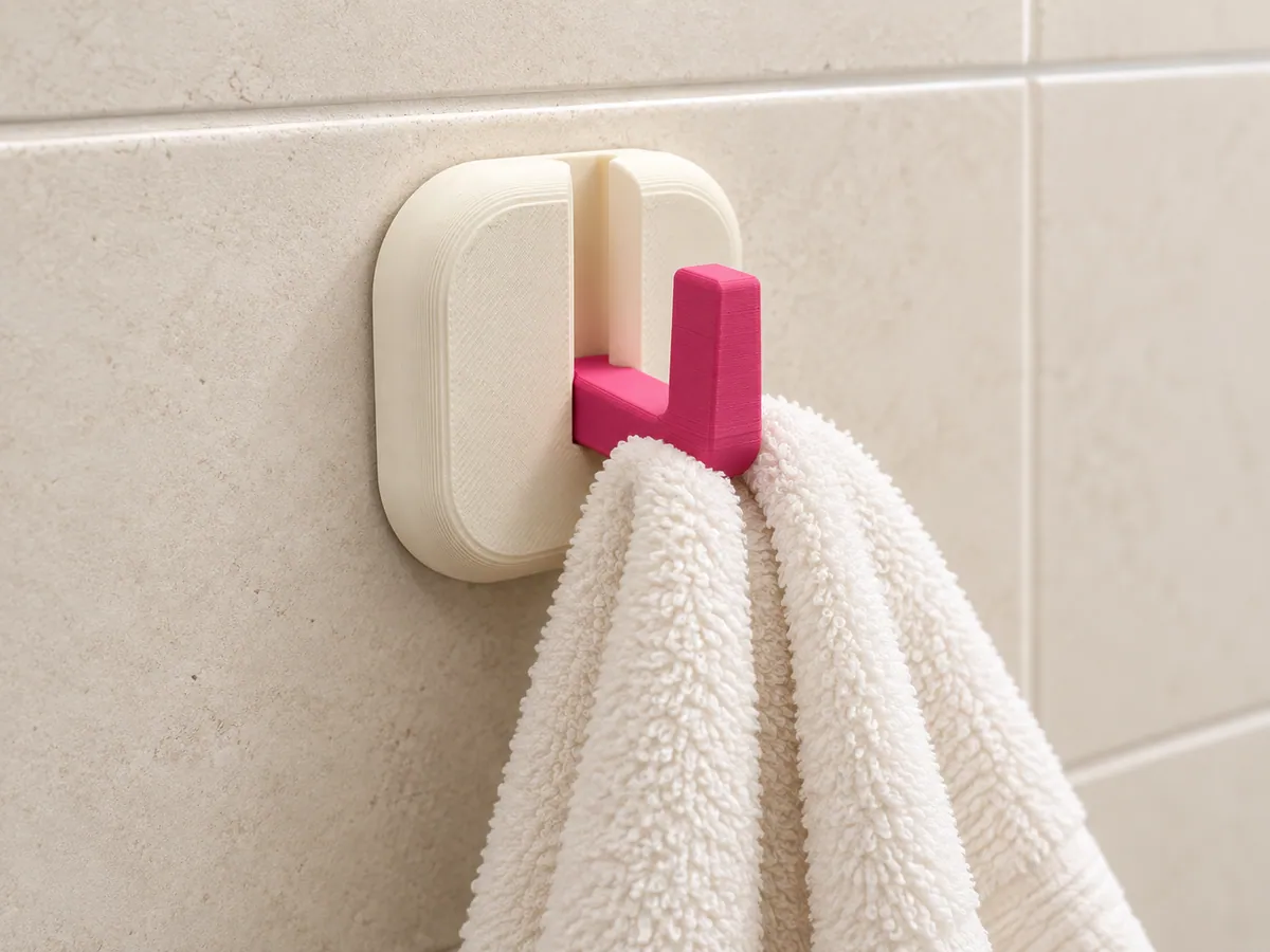 Havlu Askısı – Delmeden Banyo Duvarına
