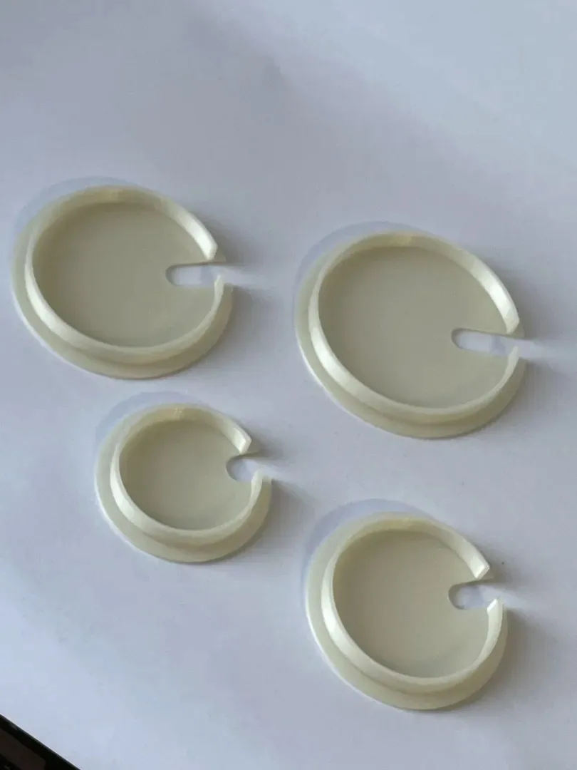Masa Kablo Deliği Kapağı – 80 mm — gerçek baskı fotoğrafı