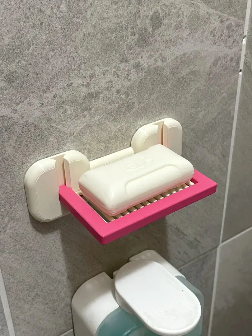 Sabunluk Seti – Delmeden Banyo Duvarına — gerçek baskı fotoğrafı