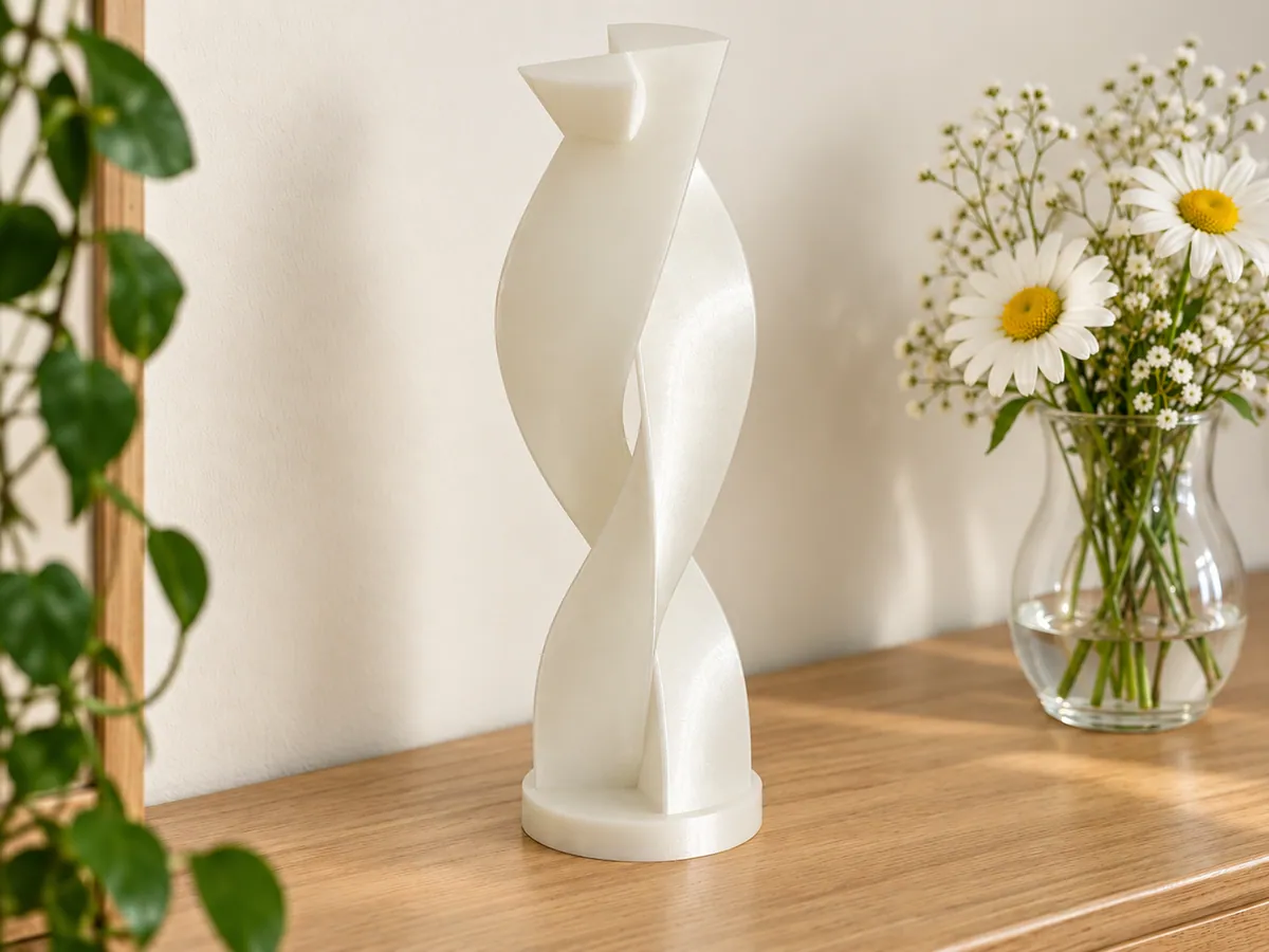 Burgulu Spiral Abajur – LED Dekor Lamba
