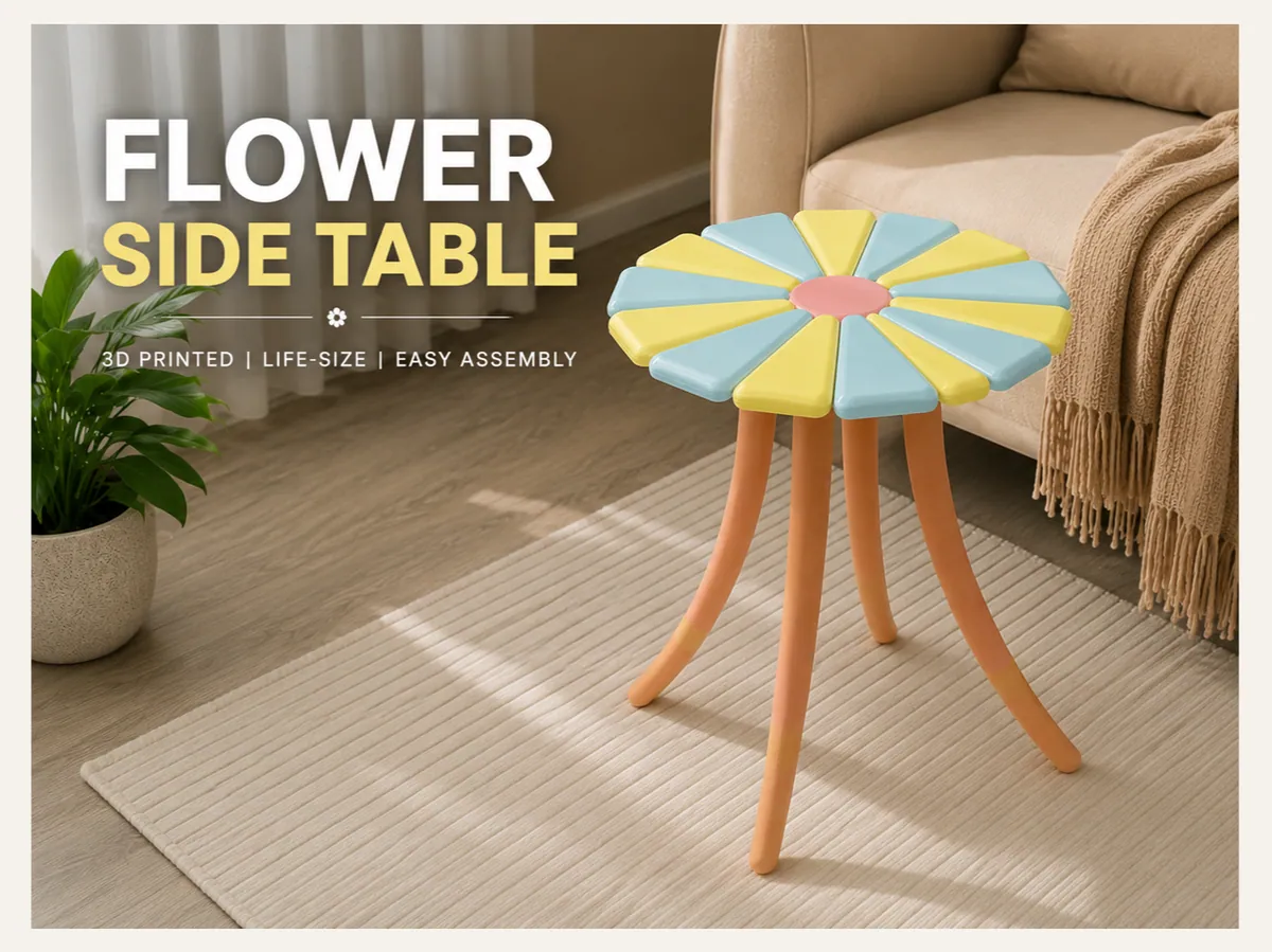 Çiçek Formlu Sehpa – 31,5 cm