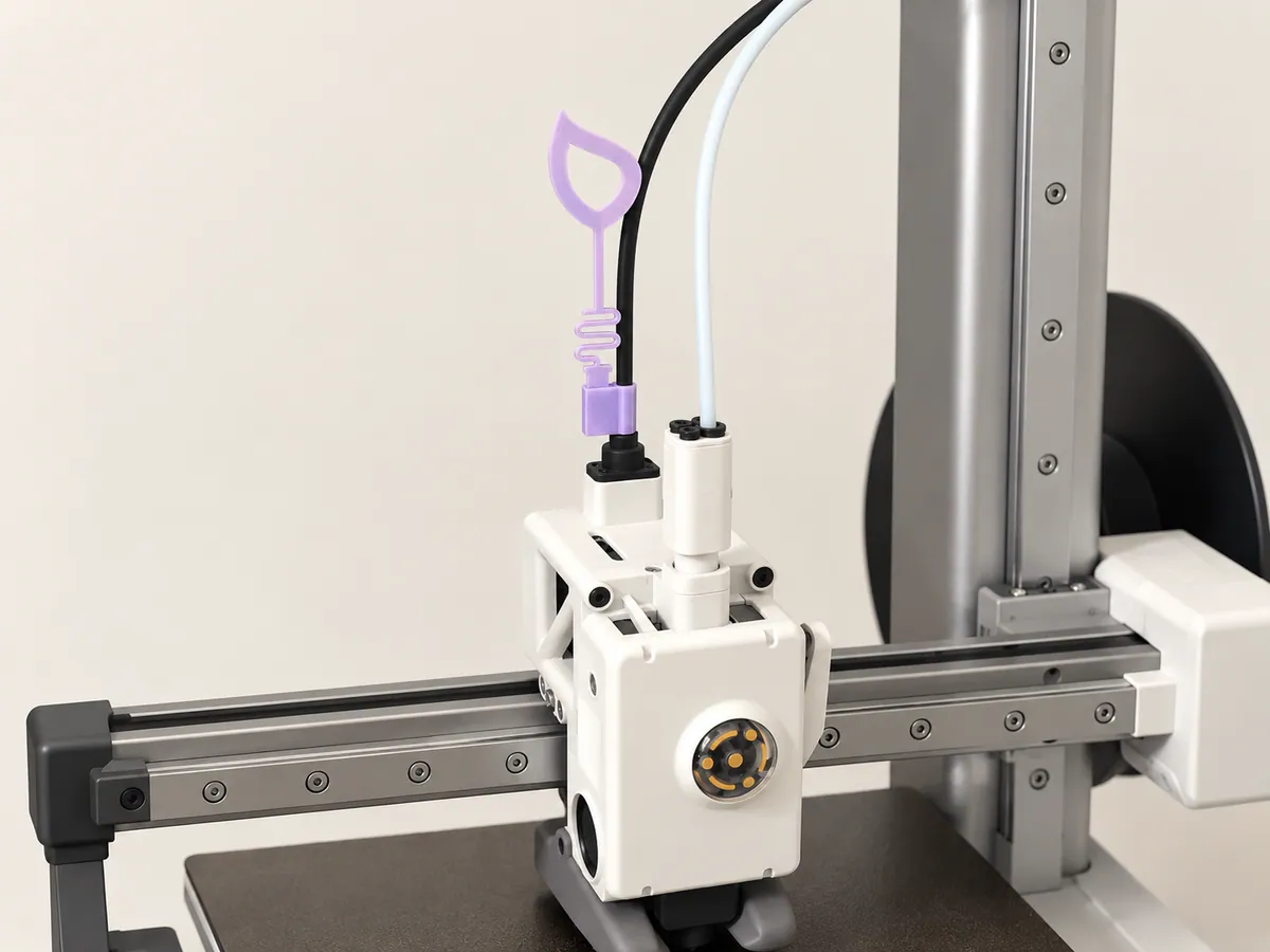 Alev Figürlü PTFE Boru Süsü – Bambu Lab A1 ve A1 mini