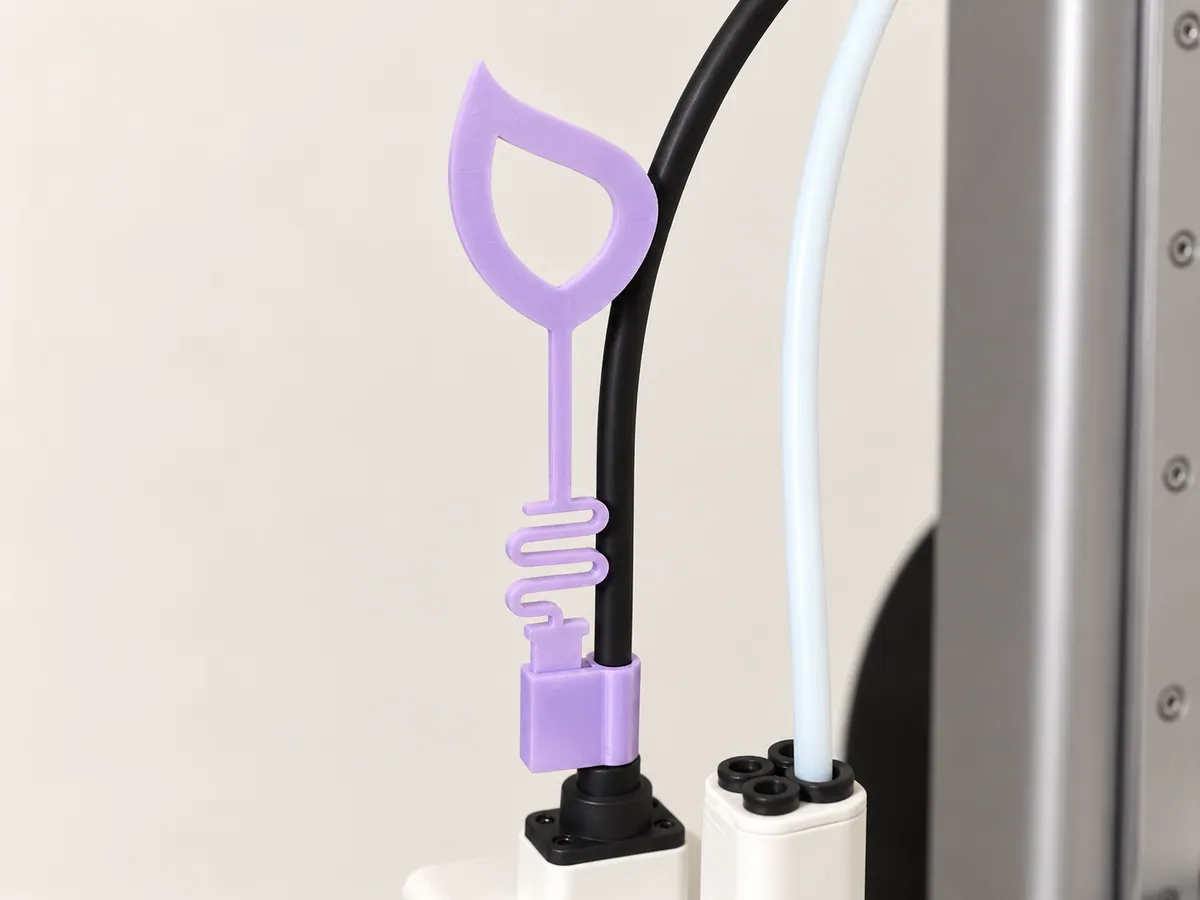 Alev Figürlü PTFE Boru Süsü – Bambu Lab A1 ve A1 mini