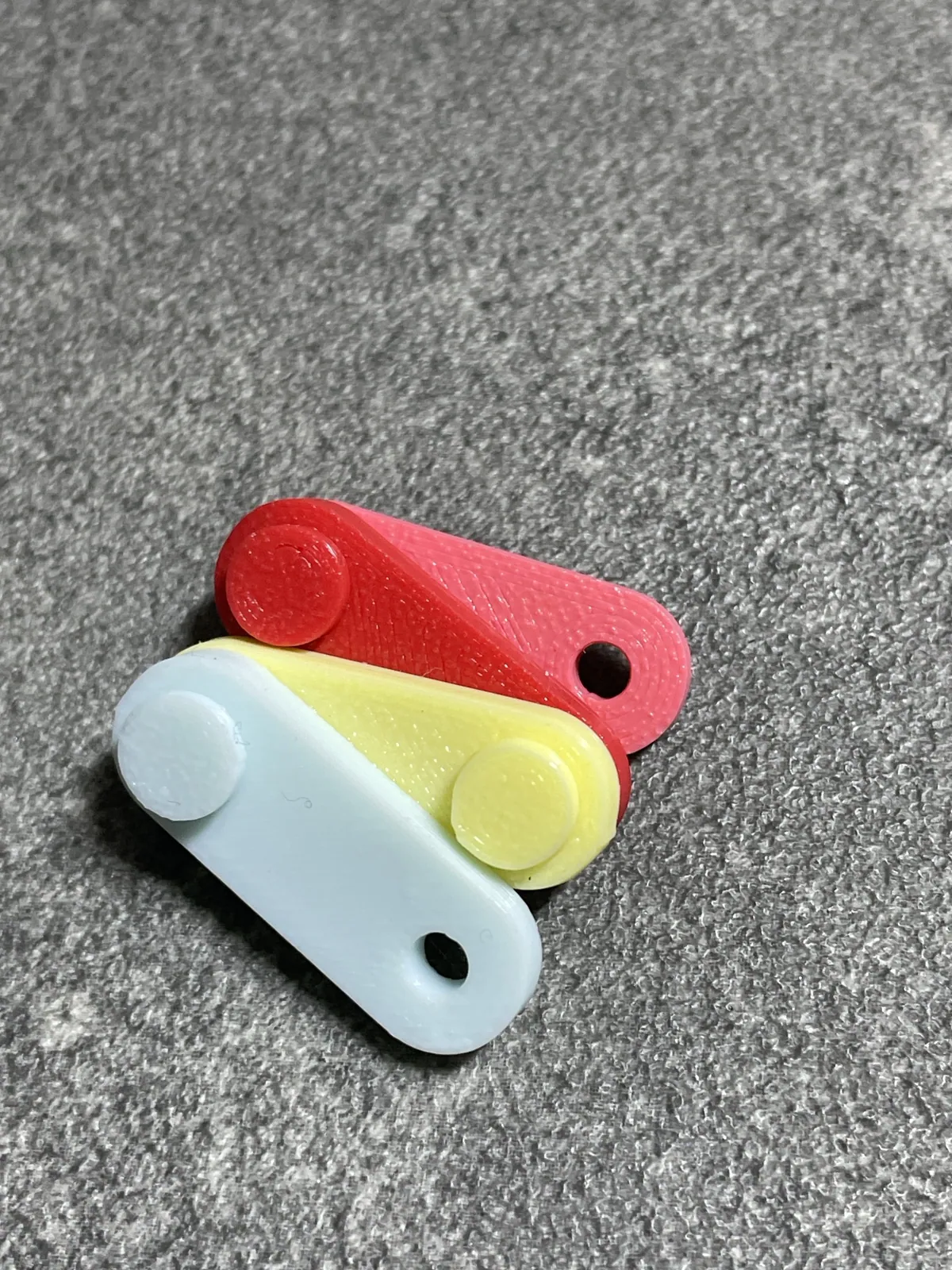 WAVE Eklemli Fidget Zincir – 4 Halkalı — gerçek baskı fotoğrafı